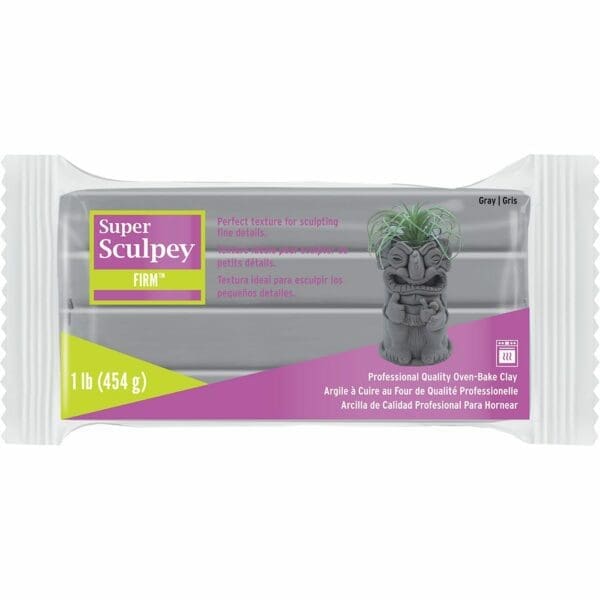 Super Sculpey Firm Grey