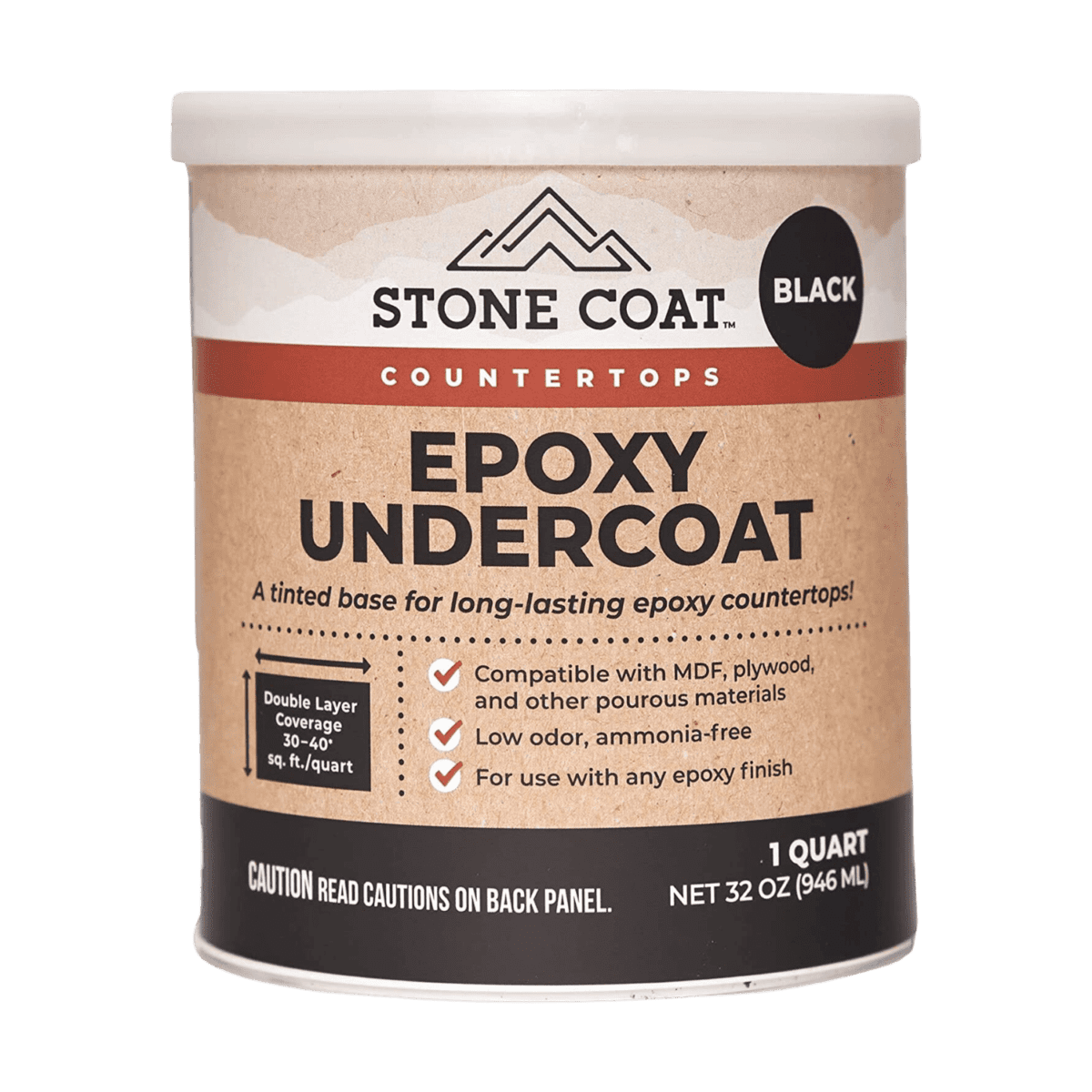 Stone Coat Epoxy Undercoat Black