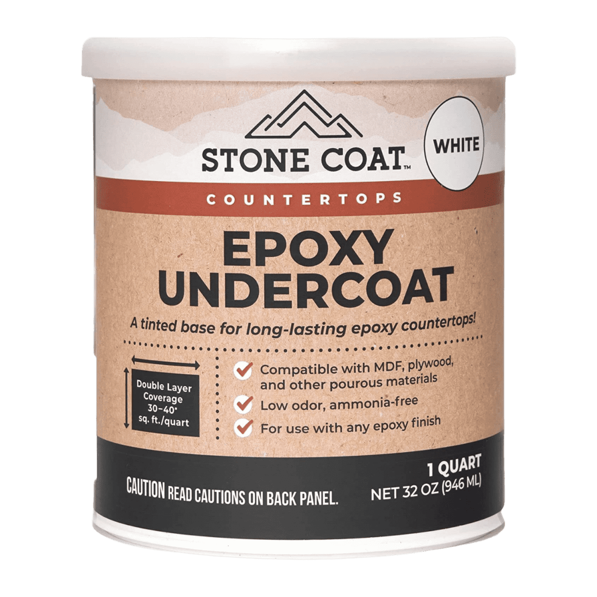 Stone Coat Epoxy Undercoat White