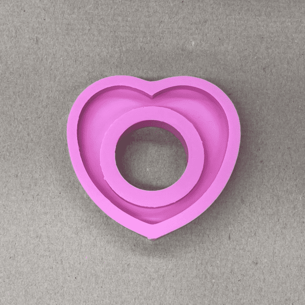Neon Heart Kids Bangle Mould