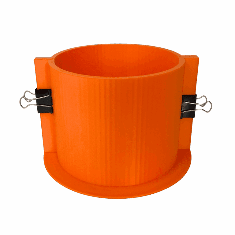 Mould Box Round 150mm x 130mm — a fixed-size round mould box for circular pours like dish moulds, paperweights and cake-style coasters