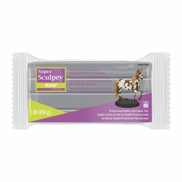 Super Sculpey Medium Grey